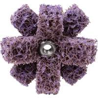 Croix de lustrage BF-XB Scotch-Brite, 1-1/2" dia., Grain Moyen, Oxyde d'aluminium Consource
