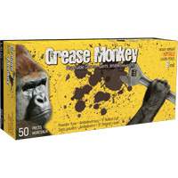 Gants Grease Monkey, Grand, Nitrile, 8 mils, Sans poudre, Noir Consource