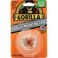 Tough & Clear Mounting Tape, 25.4 mm (1") x 1.52 m (5'), Clear Consource