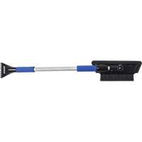 Snow Brush, Telescopic, EVA Foam Blade, 48" Long, Black/Blue Consource