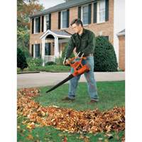 Souffleur/aspirateur/broyeur de feuilles, Vitesse d'air 210 mi/h, &eacute;lectrique Consource