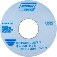 Tool Room Wheel, Type 01, Ceramic Alumina, 14" x 1" Consource