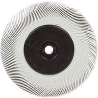 Brosse radiale en soies Scotch-Brite, C&eacute;ramique, Grain 120, 6" dia. Consource