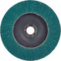 Disque &agrave; lamelles 577F, 7" x 5/8"-11, Type 27, Grain 36, Alumine de zirconium Consource