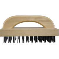 Brosses bloc de boucher &agrave; fils plats, Fil en acier plat, 8 x 12 rangs de fils, Longueur 9" Consource