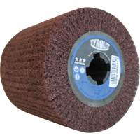 Pro-Line Surface Conditioning Drum, 4" Dia. x 4" W, 3/4" Arbor, Fine Grit, Aluminum Oxide Consource