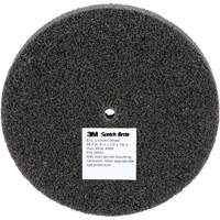 Scotch-Brite EXL Unitized Wheel, 5" x 1/2", 1/4" Arbor, Fine Grit, Silicon Carbide Consource