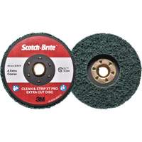 Scotch-Brite Clean & Strip XT Pro Extra Cut Disc, 4-1/2" Dia., Extra Coarse Grit, Aluminum Oxide Consource