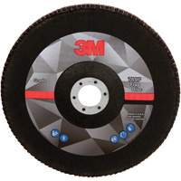 Disque &agrave; lamelles &agrave; changement rapide 769F, 7" x 5/8"-11, Type 27, Grain 40+, Oxyde d'aluminium/C&eacute;ramique Consource