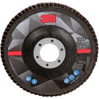 Disque &agrave; lamelles &agrave; changement rapide 769F, 5" x 7/8", Type 27, Grain 40+, C&eacute;ramique Consource