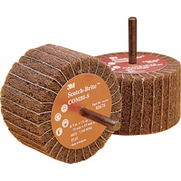 Combi Wheels, 3" Dia. x 1-3/4" W, 1/4" Arbor, Aluminum Oxide Consource