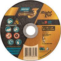 Quantum3 RightCut Cut-Off Wheel, 6" x 1/16", 7/8" Arbor, Type 01/41, Aluminum Oxide, 10185 RPM Consource