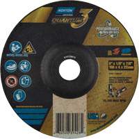 Quantum3 Grinding & Cutting Wheel, 6" x 1/8", 7/8" Arbor, Type 27, 24 Grit, Ceramic Alumina Consource