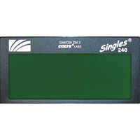 ArcOne&reg; Singles&reg; High Definition Auto-Darkening Welding Lens, 2" W x 4-1/2" H Viewing Area, For Use With ArcOne&reg; Consource