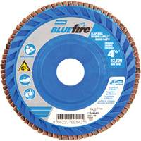 BlueFire&reg; Medium Grade Flap Disc, 4-1/2" x 7/8", Type 27, 60 Grit, Zirconia Alumina Consource
