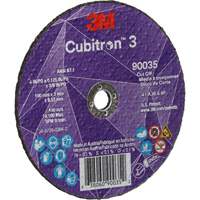 Cubitron 3 Cut-Off Wheel, 4" x 1/8", 3/8" Arbor, Type T1, Ceramic, 21000 RPM Consource