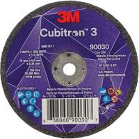 Cubitron 3 Cut-Off Wheel, 3" x 0.035", 1/4" Arbor, Type T1, Ceramic, 21000 RPM Consource