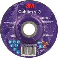 Cubitron 3 Cut-Off Wheel, 4-1/2" x 0.04", 7/8" Arbor, Type T27, Ceramic, 13300 RPM Consource