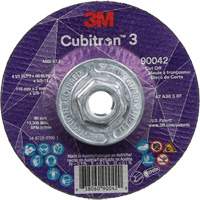 Cubitron 3 Cut-Off Wheel, 4-1/2" x 0.09", 5/8"-11 Arbor, Type T27, Ceramic, 13300 RPM Consource