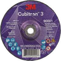 Meule a moyeu d&eacute;port&eacute; Cubitron 3, 4" x 1/4", Arbre 3/8", C&eacute;ramique, Type T27 Consource