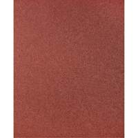 Feuille de papier abrasif grossier pour le m&eacute;tal R243 AO, 9" x 11", Grain 80, Oxyde d'aluminium Consource
