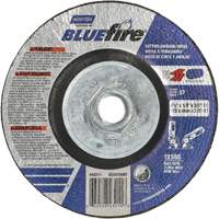 BlueFire Grinding & Cutting Wheel, 4-1/2" x 1/8", 5/8"-11 Arbor, Type 27, Zirconia Alumina Consource