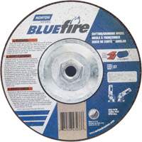 BlueFire Grinding & Cutting Wheel, 7" x 1/8", 5/8"-11 Arbor, Type 27, Zirconia Alumina Consource