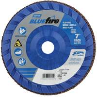 BlueFire Quick Trim Flap Disc, 7" x 7/8", Type 27, 40 Grit, Zirconia Alumina Consource