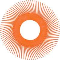 Scotch-Brite Type C Precision Radial Bristle Brush PN-RB without Adapter, Ceramic, 80+ Grit, 7-5/8" Dia. Consource