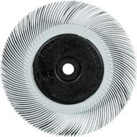 Scotch-Brite Type C Precision Radial Bristle Brush PN-RB with Keyway Core, Ceramic, 120+ Grit, 6" Dia. Consource