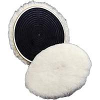 Finesse-it Natural Buffing Pad 82531, 7" Dia., Wool Consource