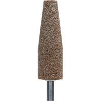 Gemini Vitrified Bond Mounted Point, A38, Aluminum Oxide, 1-1/2" Dia., 1-1/2" L, 60 Grit Consource