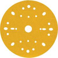 Disque abrasif dor&eacute; Hookit, dia 6", Grain 180, Oxyde d'aluminium, Poids C Consource