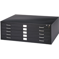 Classeurs en acier pour plans, 5 Tiroirs, 53-3/8" la x 41-3/8" p x 16-1/2" h Consource