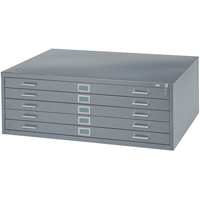 Classeurs en acier pour plans, 5 Tiroirs, 40-3/8" la x 29-3/8" p x 16-1/2" h Consource