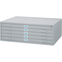 Classeurs en acier pour plans, 5 Tiroirs, 46-3/8" la x 35-3/8" p x 16-1/2" h Consource