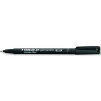 Marqueurs permanents Lumocolor, Noir, Pointe Fin Consource