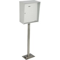 Collecting Boxes, Pedestal -Mounted, 21" x 12-7/8", Aluminum Consource