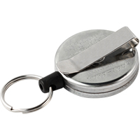 Original Self Retracting Reels #485-HDK, Chrome, 48" Cable, Belt Clip Attachment Consource