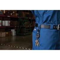 Mid6 Series Mid Size Retractors #6, Polycarbonate, 36" Cable, Belt Clip Attachment Consource