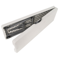 Folding Bench, Polyethylene, 72" L x 12" W x 17" H Consource