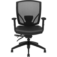Chaises &agrave; bras Multi-Tilter, Vinyle, Noir, Capacit&eacute; 300 lb Consource