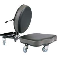 Flex Ergonomic Chair, Vinyl, Black/Grey Consource
