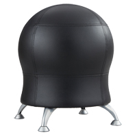 Chaise sph&eacute;rique Zenergy, Vinyle, Noir, Capacit&eacute; 250 lb Consource