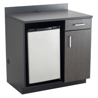 Armoire modulaire, M&eacute;lamine, 39" h x 36" la x 25" P, Nuit d'Asie/noir Consource