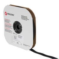 Fastener Tape, Loop, 25 yds x 1", Sew-On, Black Consource