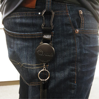 Securit Key Chains, Polycarbonate, 48" Cable, Carabiner Attachment Consource