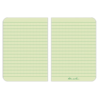 Livre m&eacute;mo, Couverture souple, Havane, 112 Pages, 3-1/2" , 5"  Consource