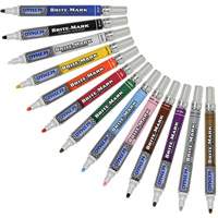 Brite-Mark&reg; Medium Paint Marker, Liquid, White Consource