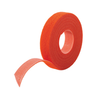 One-Wrap&reg; Cable Management Tape, Hook & Loop, 25 yds x 5/8", Self-Grip, Orange Consource